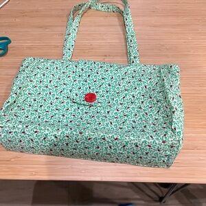Handmade Green Ladybug Tote Bag – Cute & Functional 🌿🐞